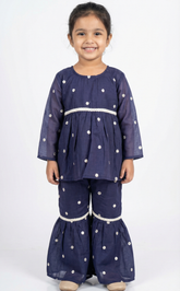 Violet Petals Sharara