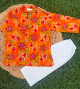 Sunburst Cotton Kurta Pajama