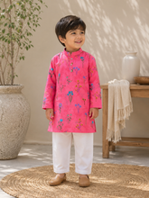 Blush Garden Cotton Kurta Pajama