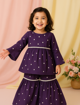 Violet Petals Sharara