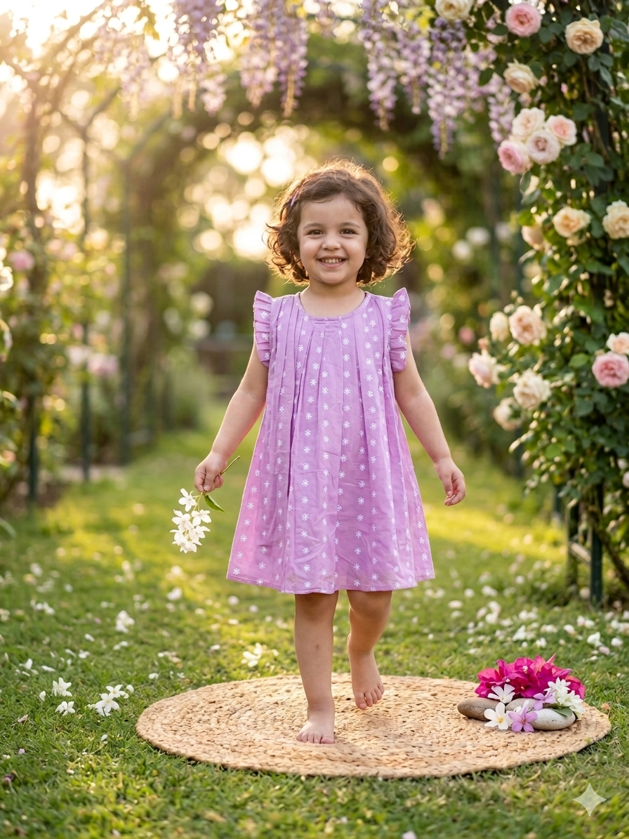 Lilac Petal Dress
