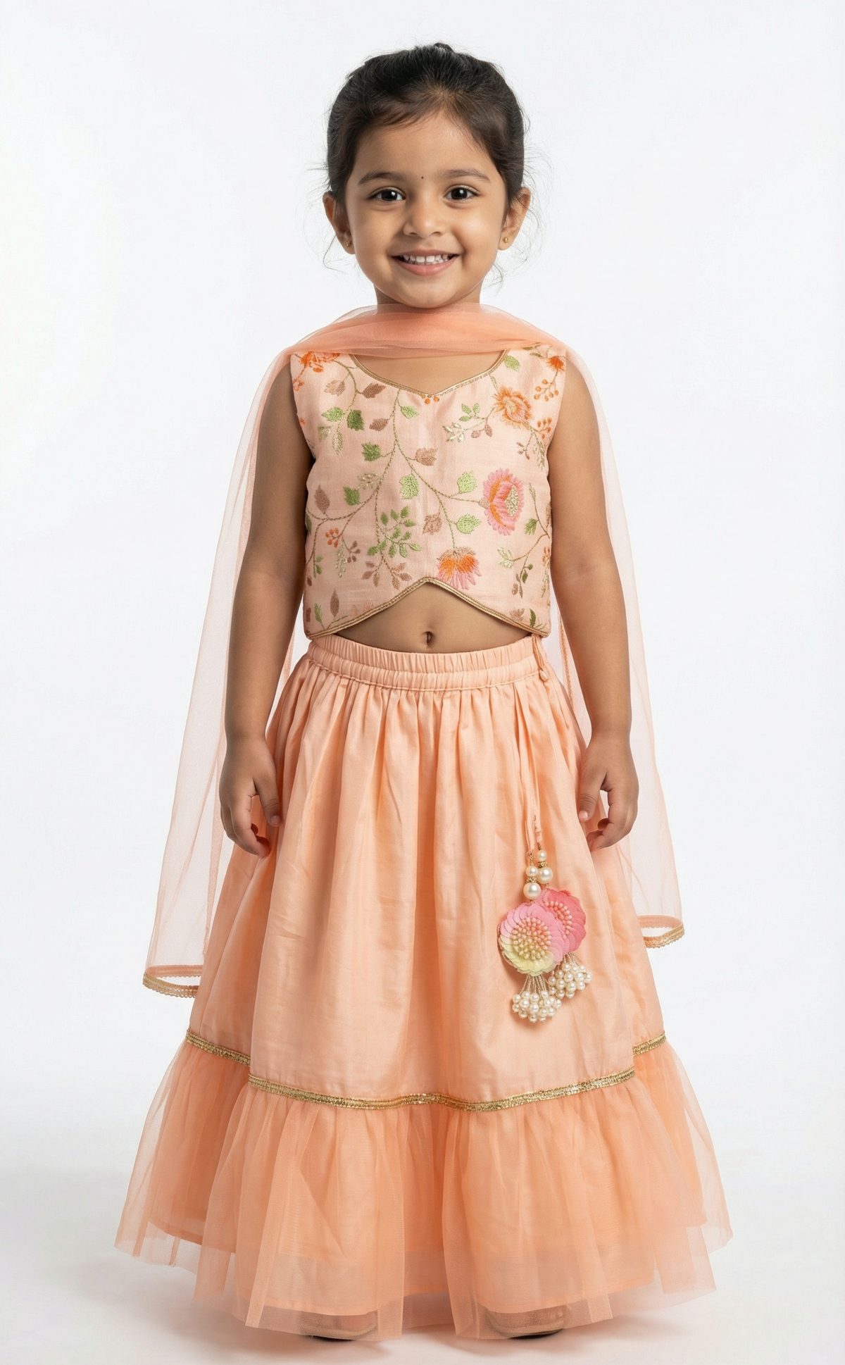 The Rosy Ruffle Charm