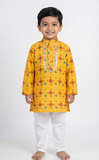 Sunshine Patola Boy Kurta Set