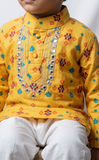 Sunshine Patola Boy Kurta Set