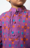 Royal Patola Boy Kurta Set