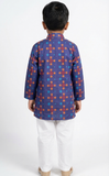 Azure Patola Boy Kurta Set