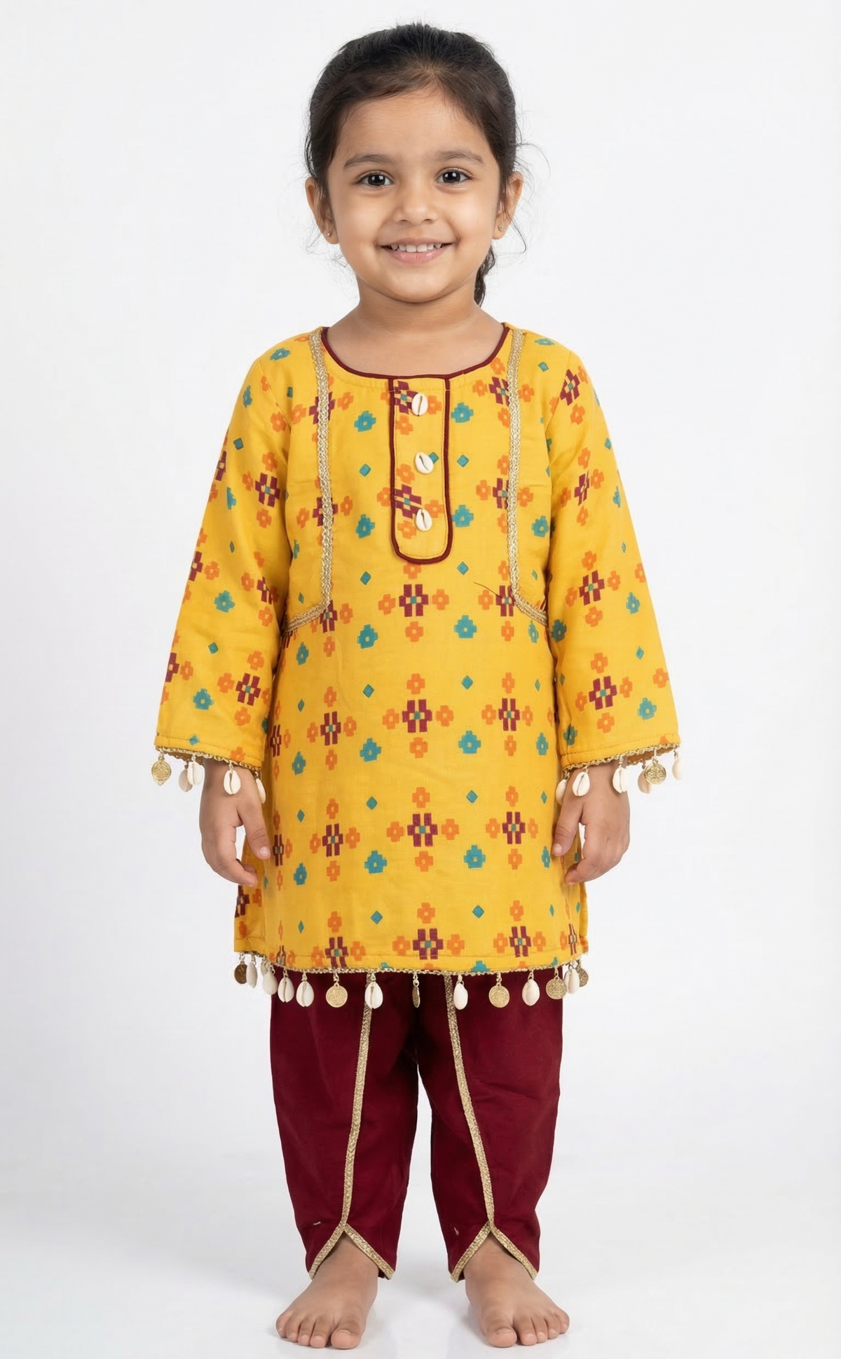 Sunshine Patola Girl Tulip Set