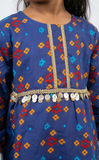 Azure Patola Girl Kurta Salwar Set