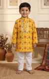 Sunshine Patola Boy Kurta Set