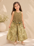 Tissue Tassel Top amd Plazzo set
