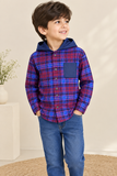 Playful Check Shirt: Pink and Blue
