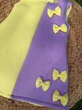 Bowtiful Colorblock Scuba Dress