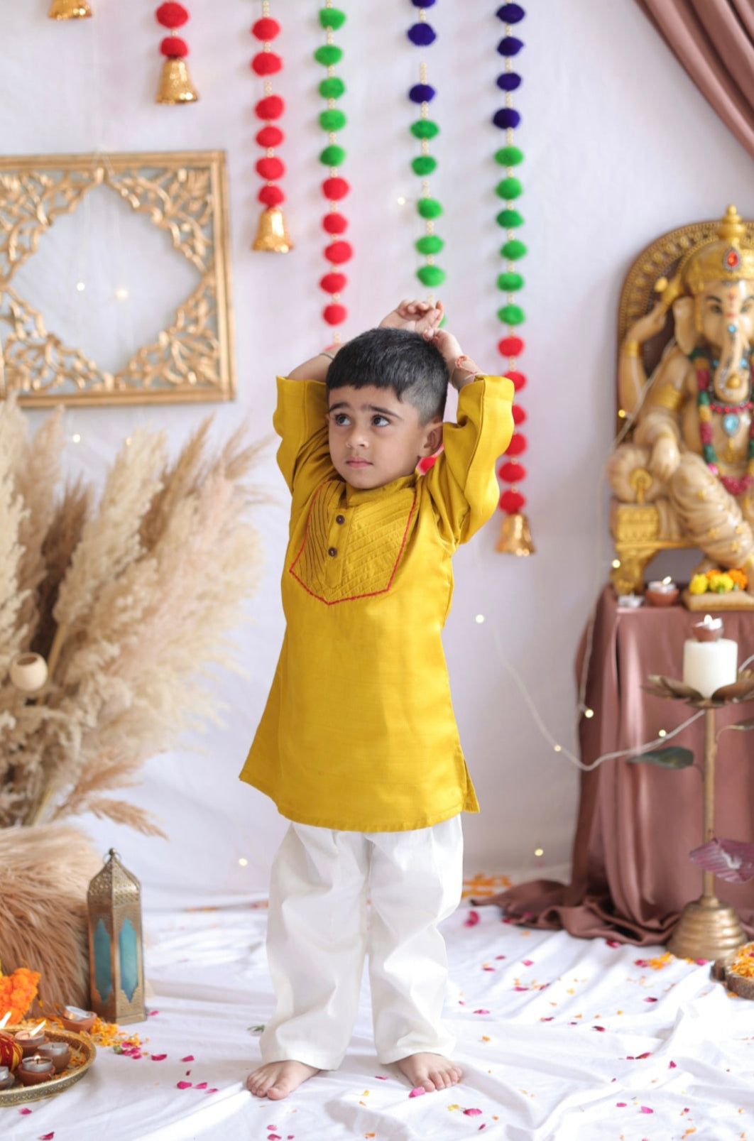Marigold Kurta Set Boys