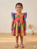Madras checks frock