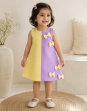 Bowtiful Colorblock Scuba Dress