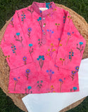 Blush Garden Cotton Kurta Pajama