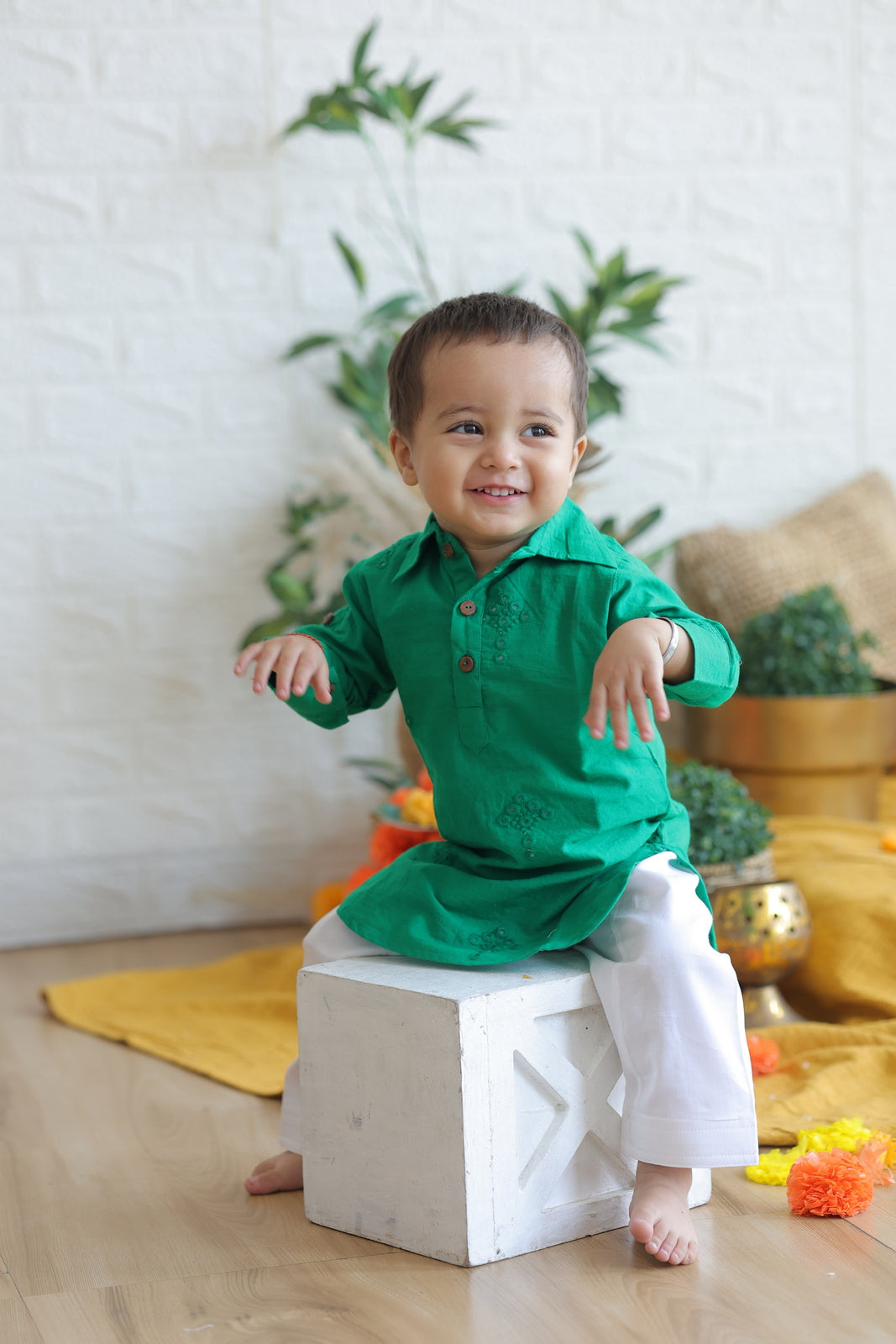 Green Bloomers Boy