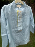 Ice Bloom Kurta with Pleats and Embroidery
