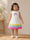 Rainbow Sprinkle Scuba Dress