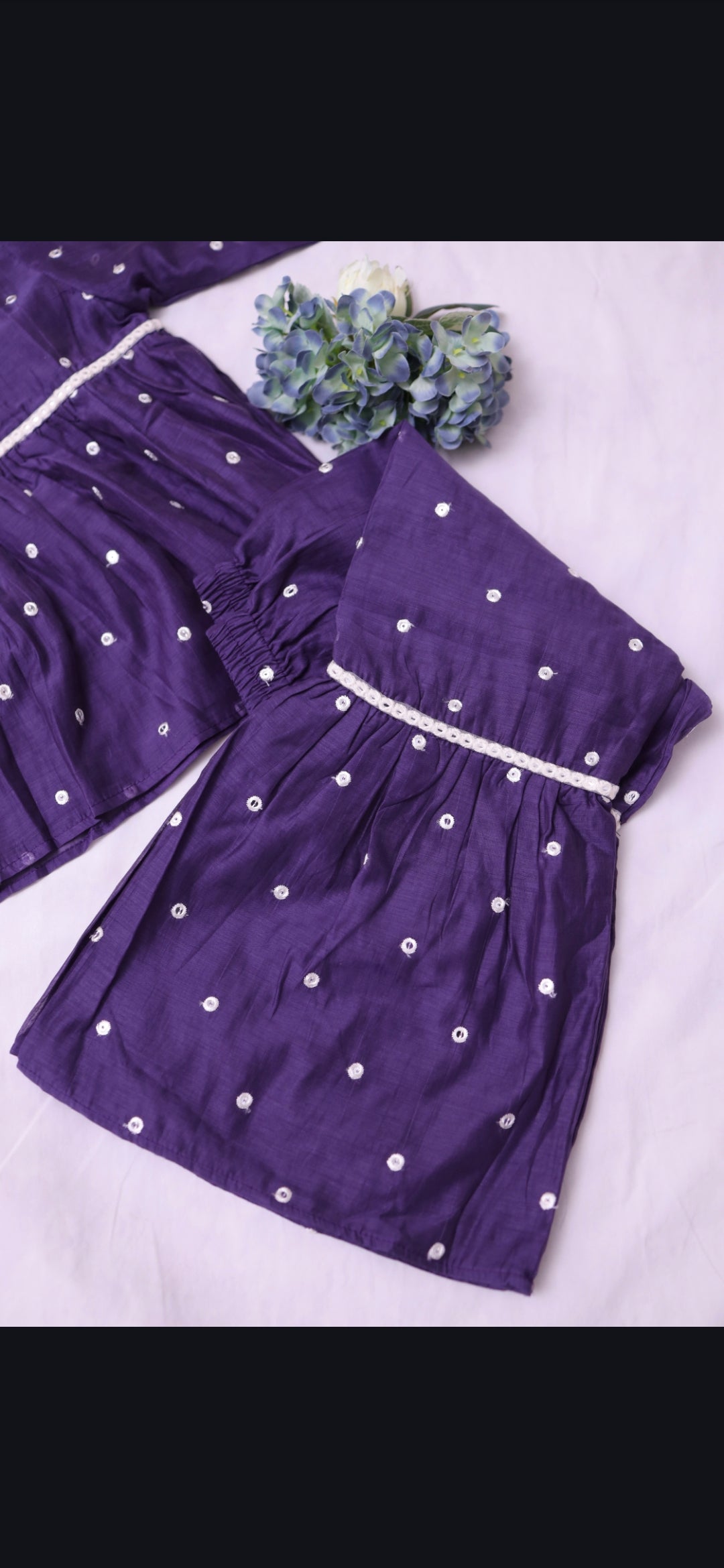 Violet Petals Sharara