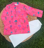 Blush Garden Cotton Kurta Pajama