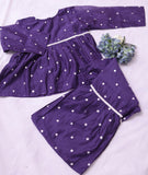 Violet Petals Sharara